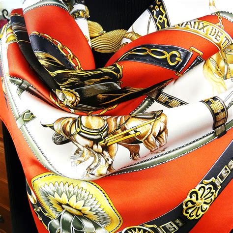 authentic Hermes scarf images